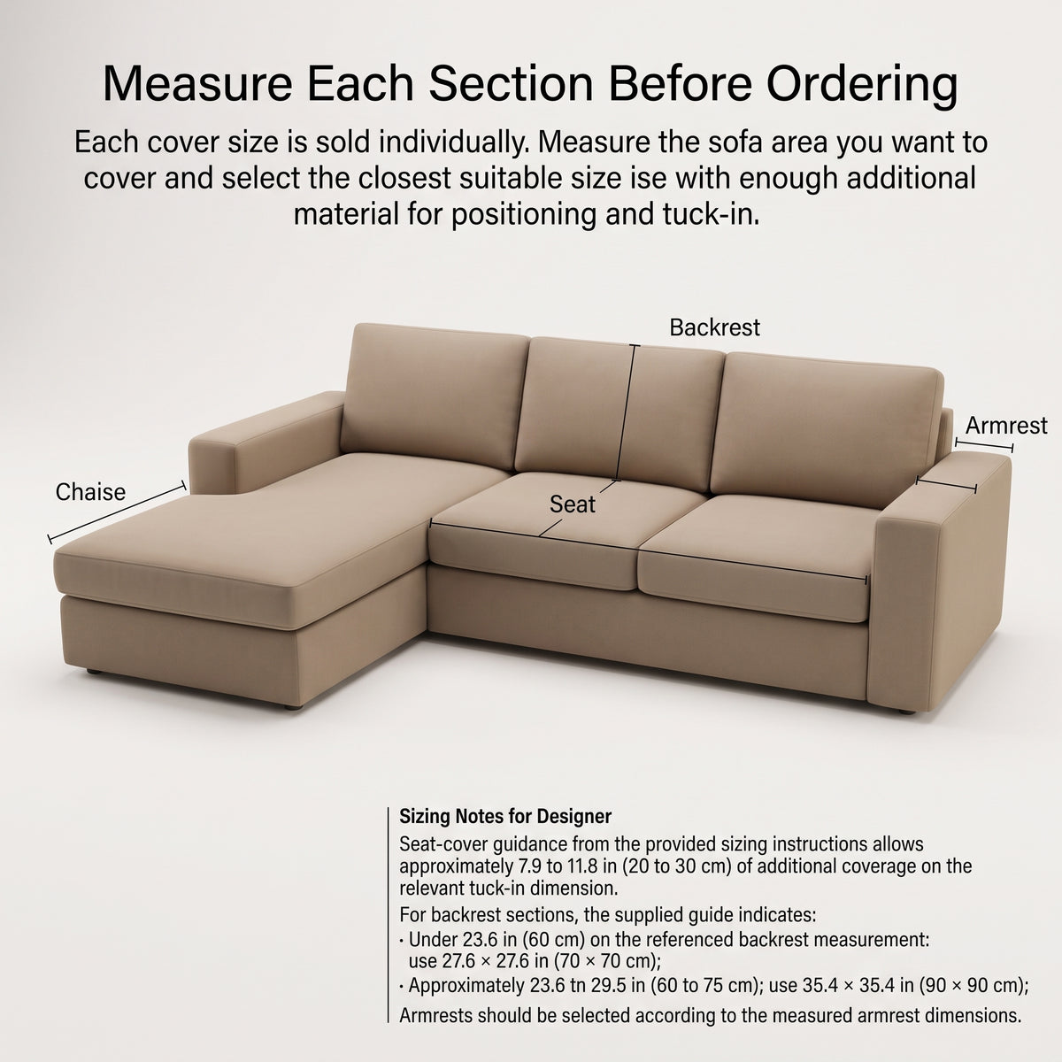 Plush Quilted Waterproof Non-Slip Modular Sofa Cover