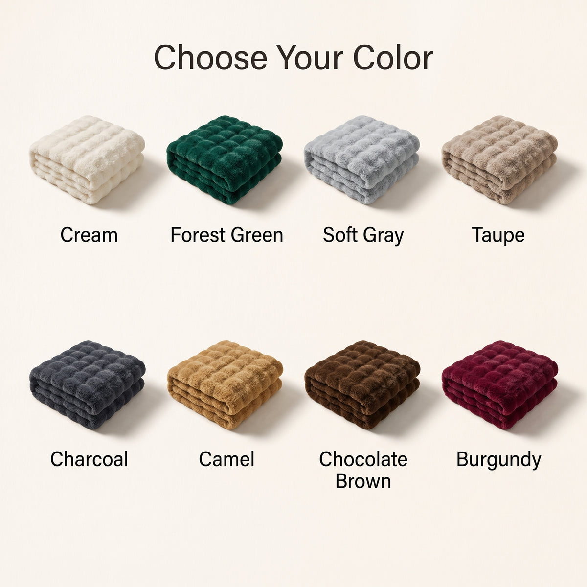 Plush Quilted Waterproof Non-Slip Modular Sofa Cover