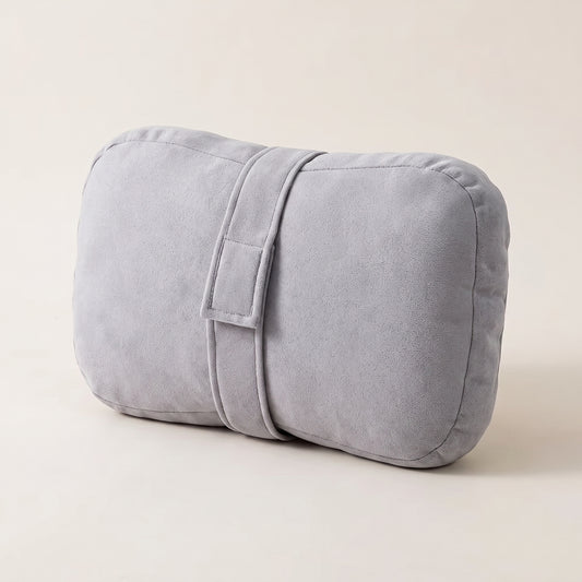 Plush Side Sleeper Knee Pillow with Securing Strap