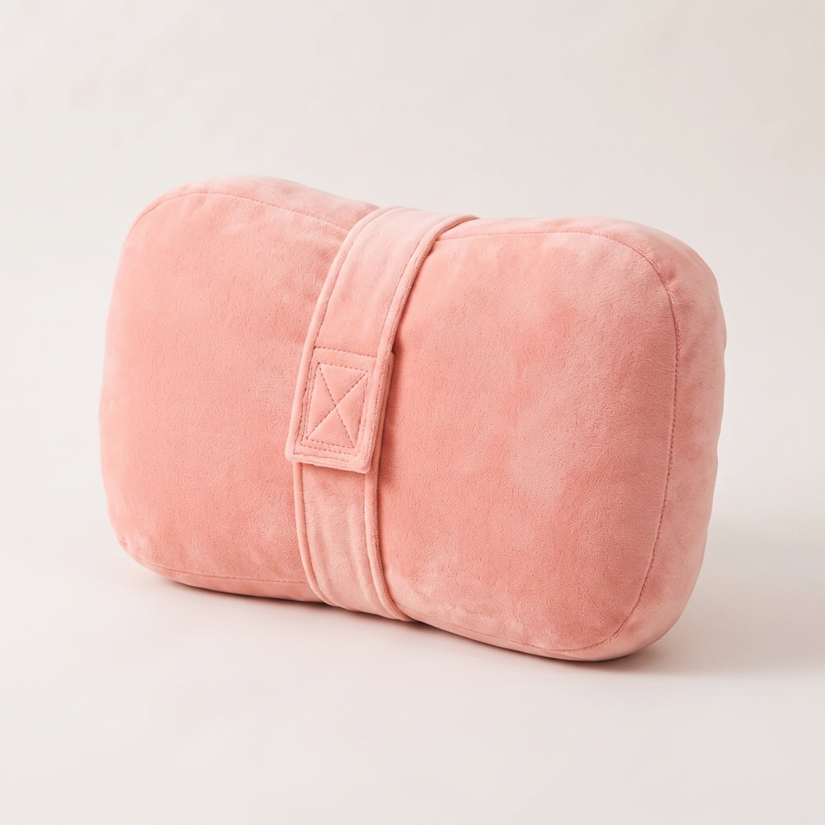 Plush Side Sleeper Knee Pillow with Securing Strap