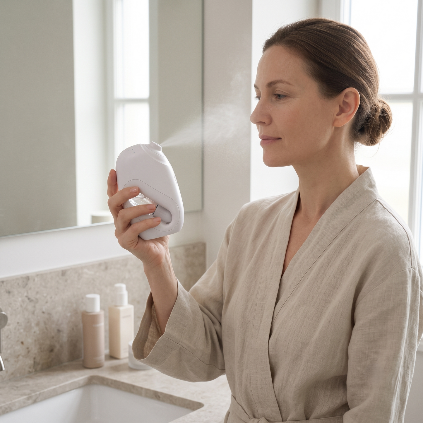 Portable Facial Mist Sprayer with USB Rechargeable Design