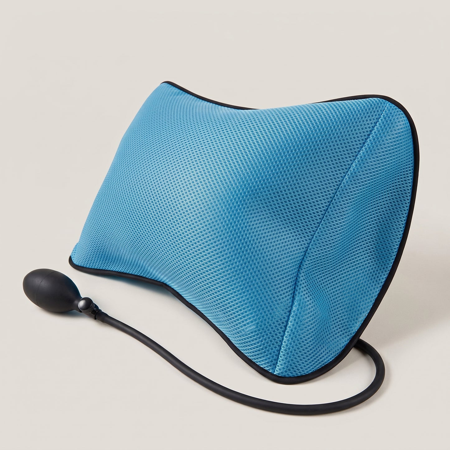 Portable Inflatable Lumbar Support Cushion with Air Pump