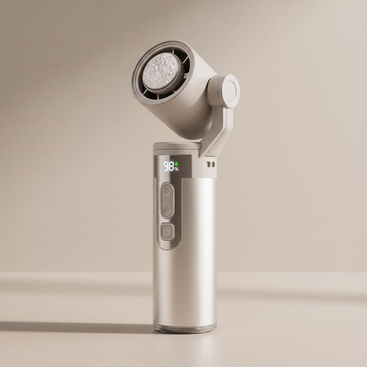 Portable Pivot-Head Cooling Fan with Semiconductor Cooling & Digital Display