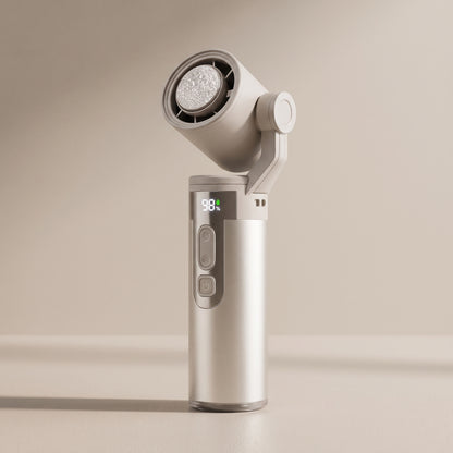 Portable Pivot-Head Cooling Fan with Semiconductor Cooling & Digital Display