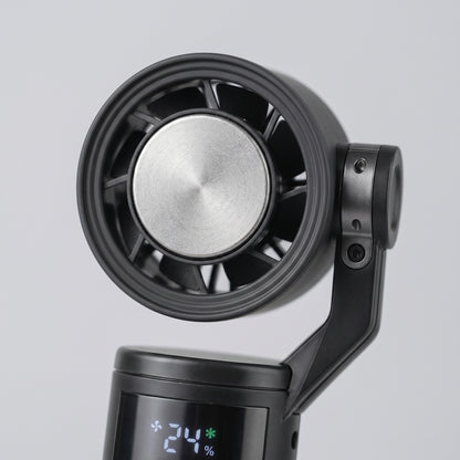 Portable Pivot-Head Cooling Fan with Semiconductor Cooling & Digital Display