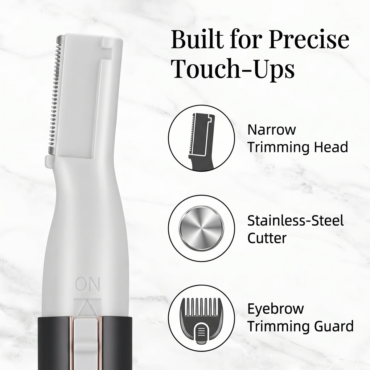 Precision Electric Eyebrow & Facial Hair Trimmer
