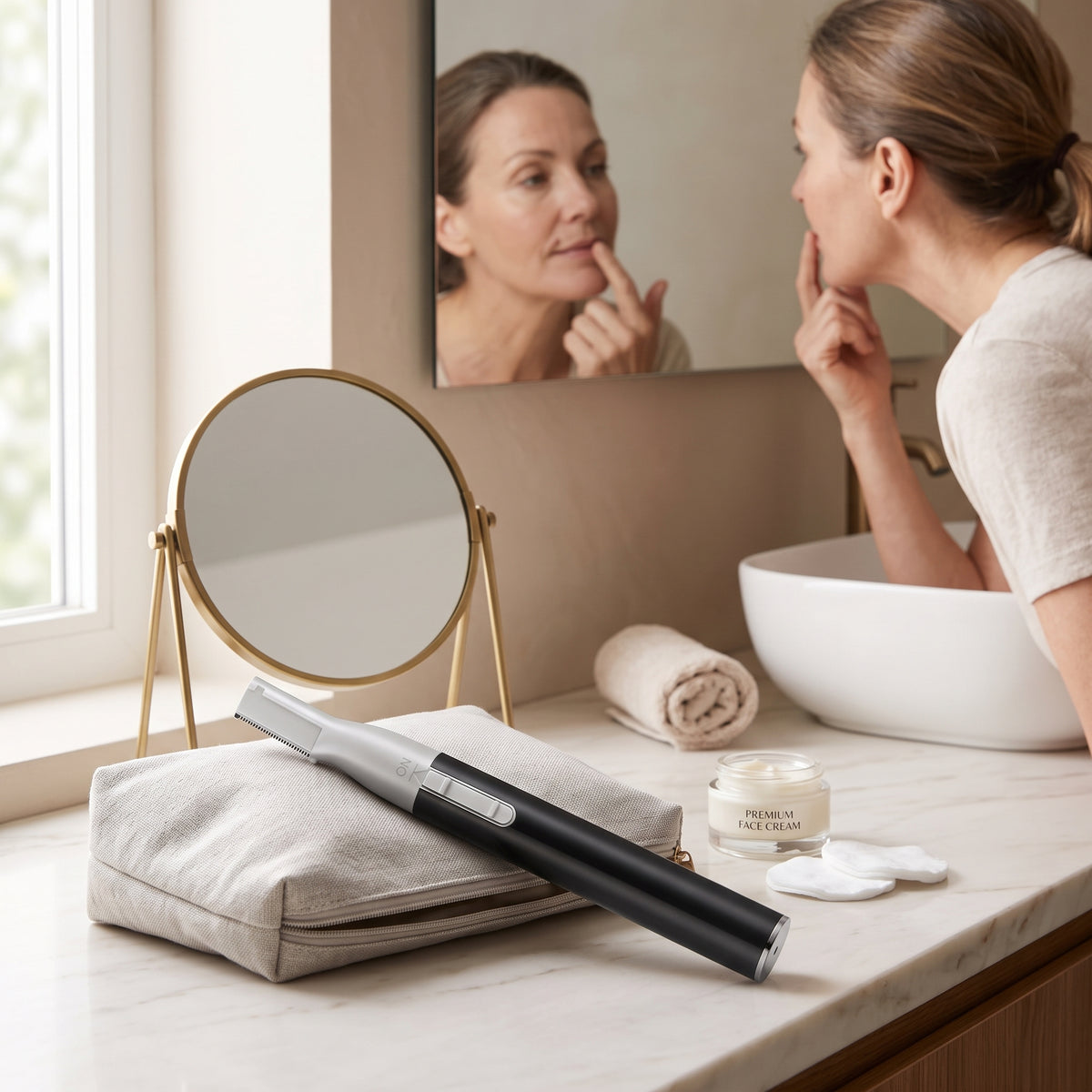 Precision Electric Eyebrow & Facial Hair Trimmer