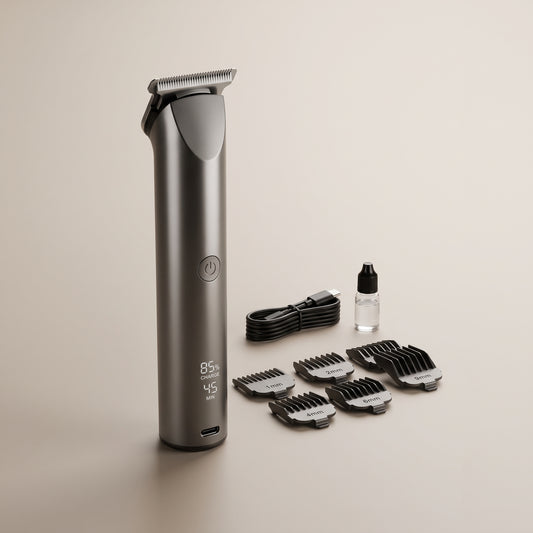 Precision T-Blade Hair & Beard Trimmer with Digital Display
