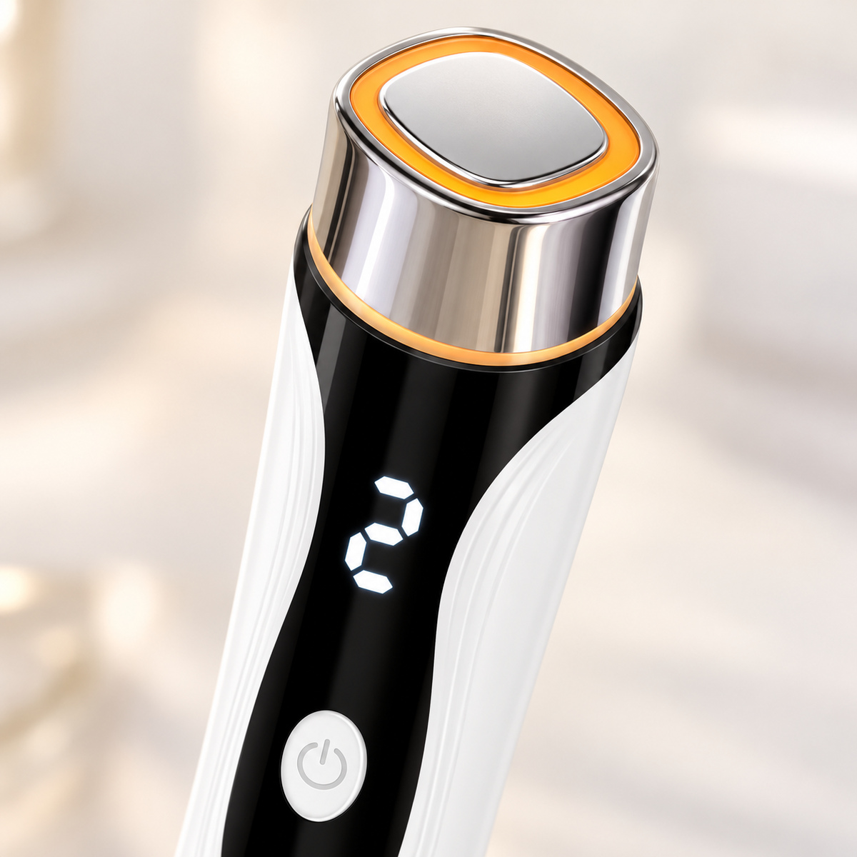 Warm Vibration Facial Massager with Sensing Head and 4-Modes