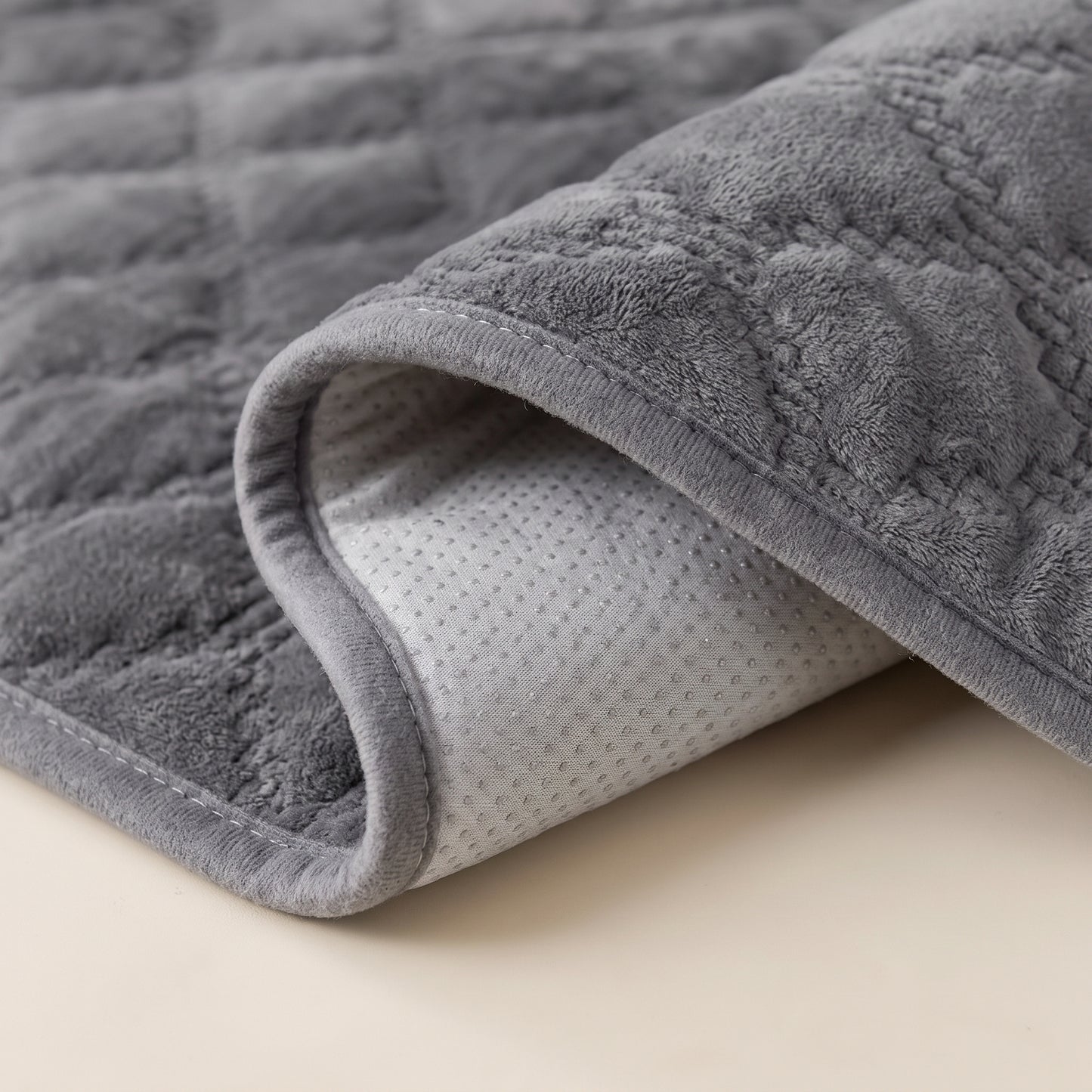 Quilted Plush Non-Slip Sofa Cover Panel