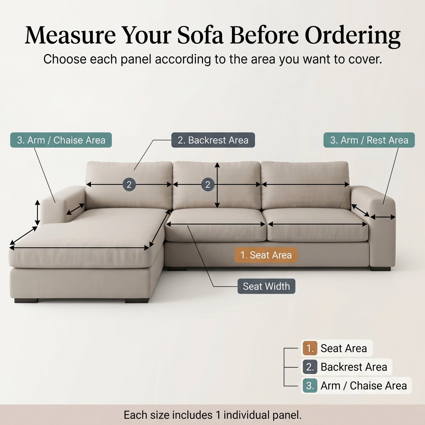 Quilted Plush Non-Slip Sofa Cover Panel