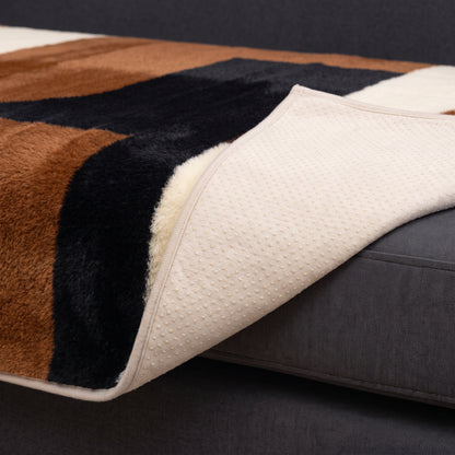 Quilted Plush Velvet Sofa Cover with Non-Slip Backing