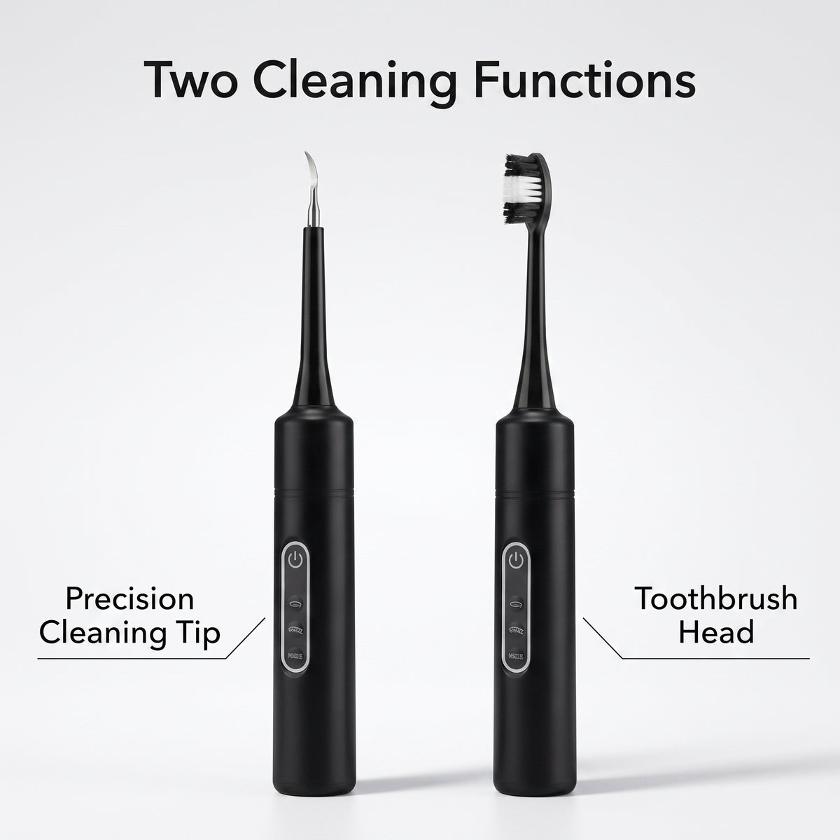 Rechargeable 2-in-1 Dental Cleaning Tool with Brush Head