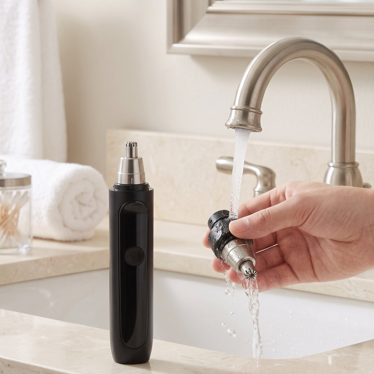 Rechargeable 360° Rotary Nose & Ear Hair Trimmer