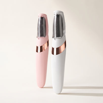 Rechargeable Electric Foot File with Dual Grinding Heads & LED Light