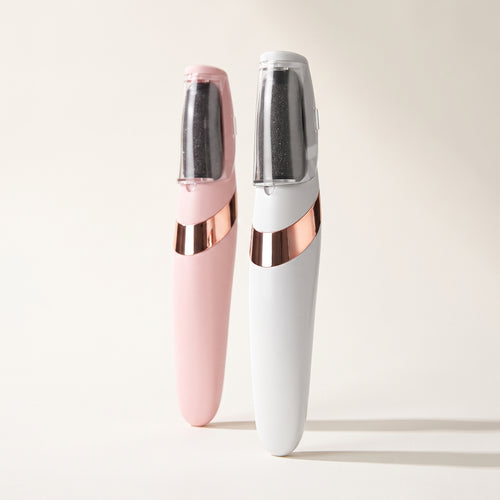 Rechargeable Electric Foot File with Dual Grinding Heads & LED Light
