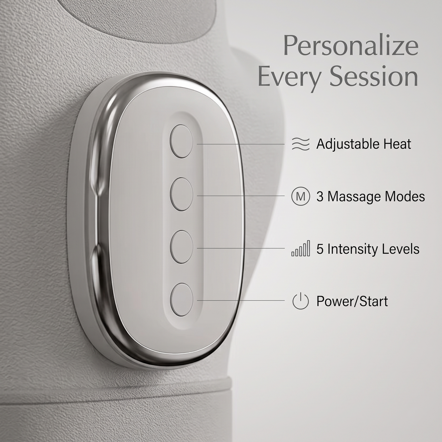 Rechargeable Heated Air Compression Hand Massager