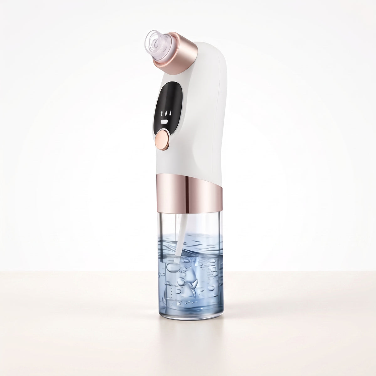 Rechargeable Hydro Suction Facial Pore Cleaner with 6 Interchangeable Tips