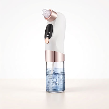 Rechargeable Hydro Suction Facial Pore Cleaner with 6 Interchangeable Tips