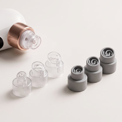Rechargeable Hydro Suction Facial Pore Cleaner with 6 Interchangeable Tips