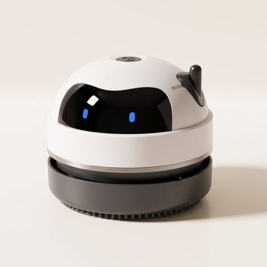 Rechargeable Mini Desktop Vacuum with Detachable Crevice Nozzle