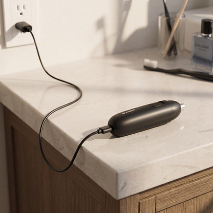 Rechargeable Nose & Ear Hair Trimmer with Rotary Cutting System