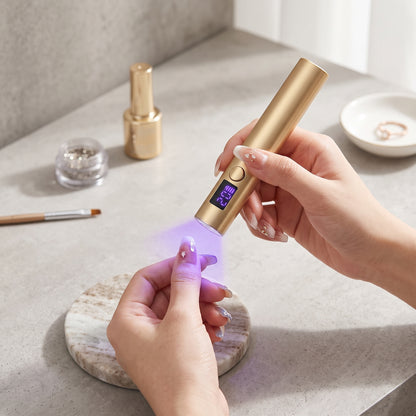 Rechargeable UV LED Nail Curing Pen with Dual Timers