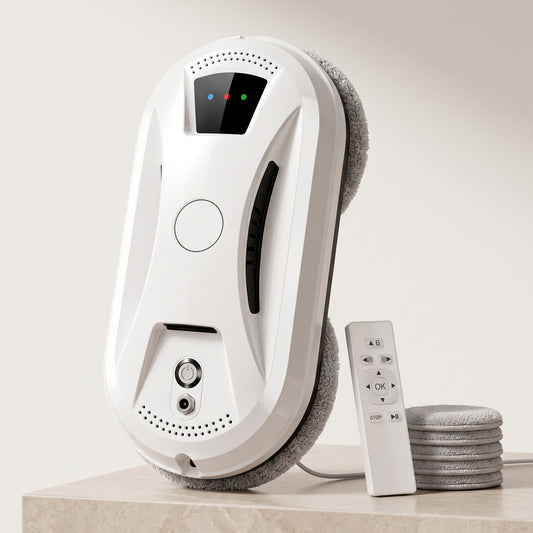 Robotic Window Cleaner with 5600Pa Suction & Remote Control