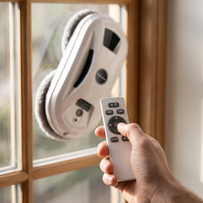 Robotic Window Cleaner with 5600Pa Suction & Remote Control
