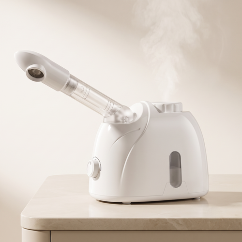 Rotatable Hot Mist Facial Steamer with Adjustable Extension Arm