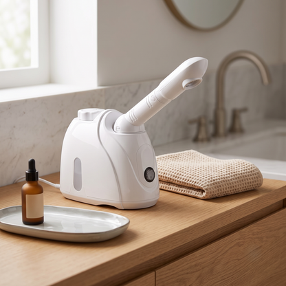 Rotatable Hot Mist Facial Steamer with Adjustable Extension Arm