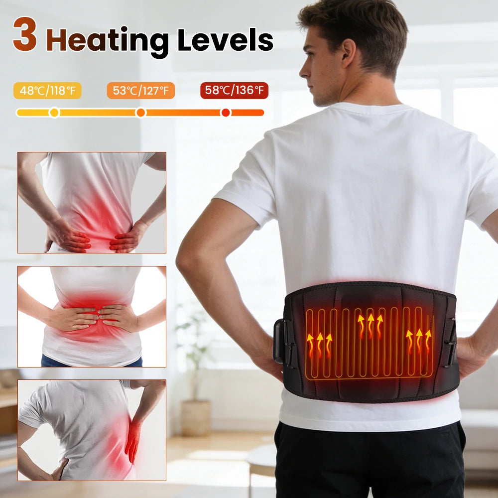 Cordless Heated Waist Belt Massager