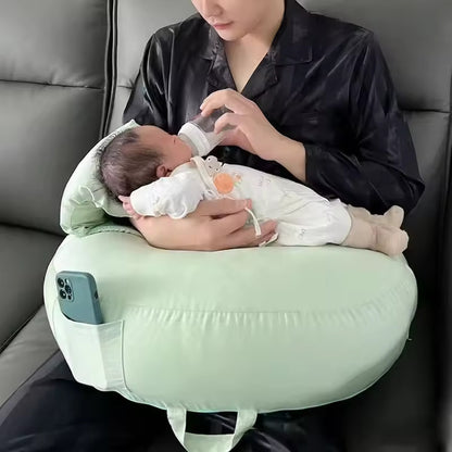 Adjustable Ergonomic Nursing Pillow with Portable Support Cushion