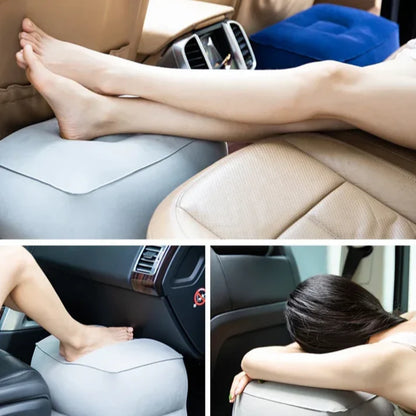 Inflatable Travel Footrest Pillow