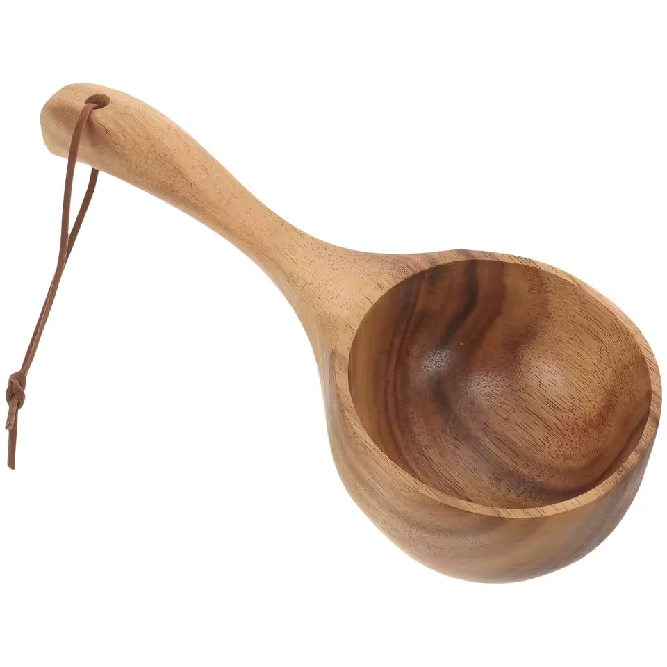 Kovelli™ Wooden Sauna Water Ladle For Steam & Sauna Rituals