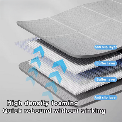 Foldable Yoga Mat for Travel and Fitness