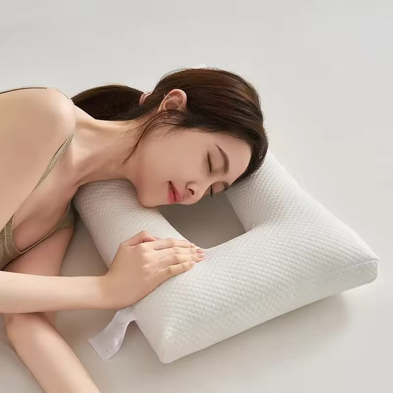 Contour Ear Relief Side Sleeper Pillow with Pressure-Free Ear Opening