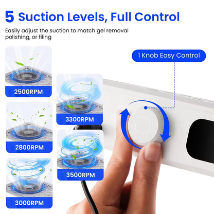 Kovelli™ Pro Nail Dust Collector