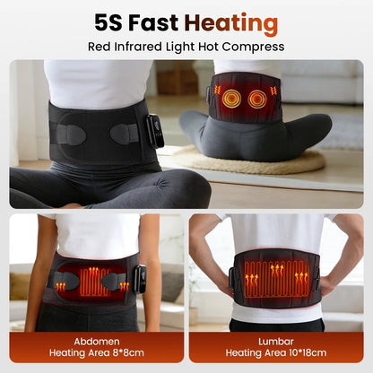 Cordless Heated Waist Belt Massager