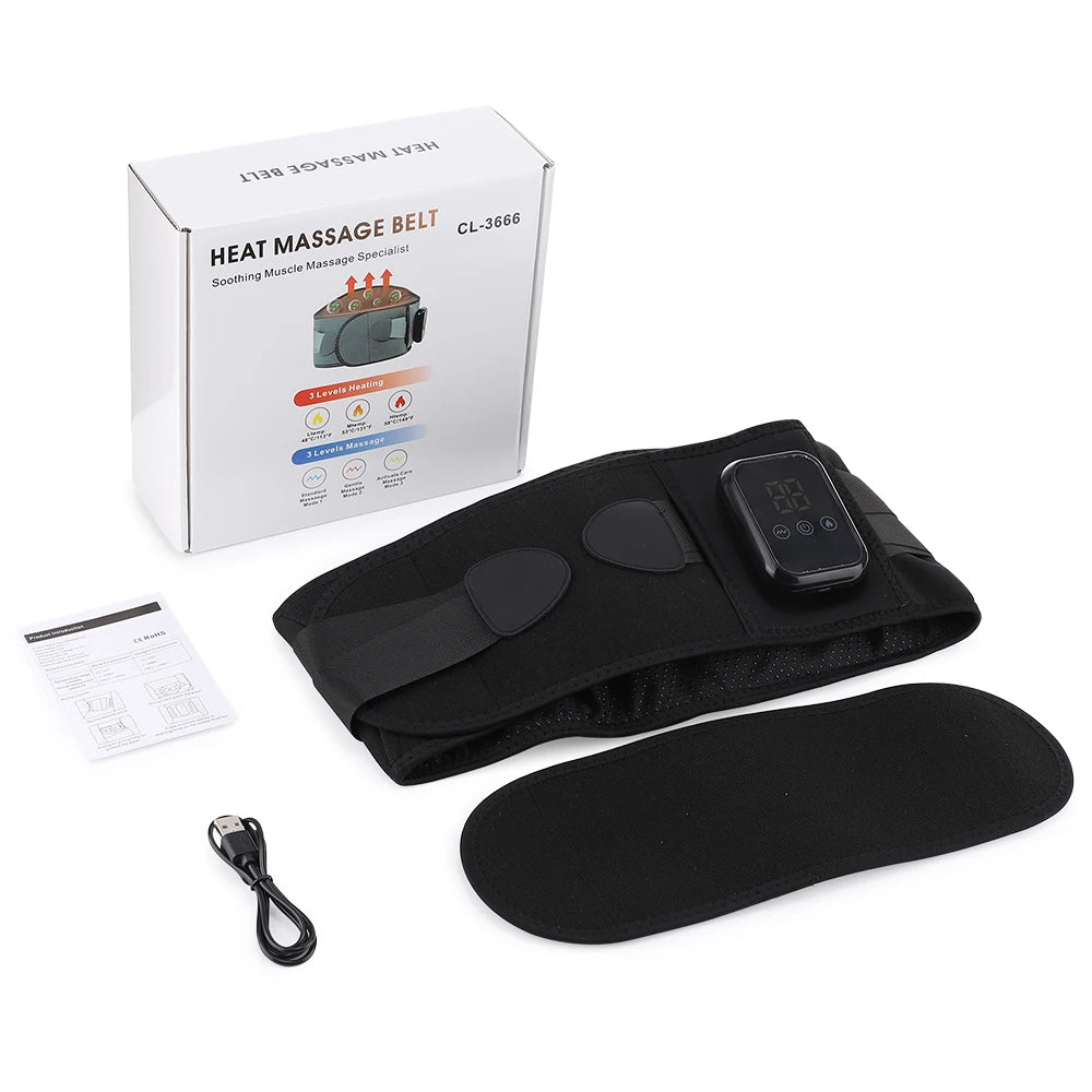 Cordless Heated Waist Belt Massager