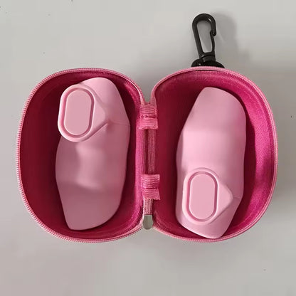 Ergonomic Silicone Weightlifting Grip Pads with Textured Palm Support for Gym Training