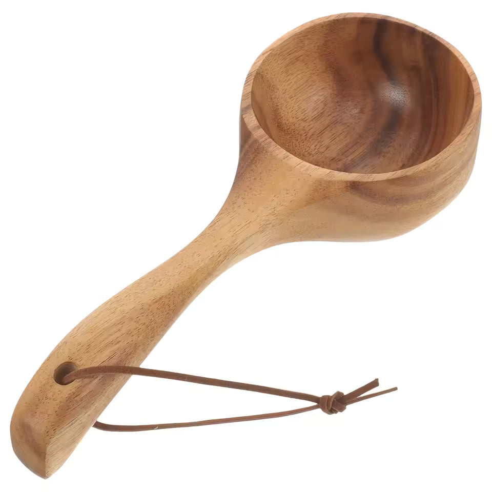 Kovelli™ Wooden Sauna Water Ladle For Steam & Sauna Rituals