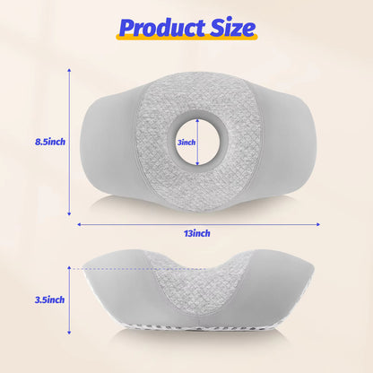 Kovelli™ Compact Mini Memory Foam Ear Relief Side Sleeper Pillow