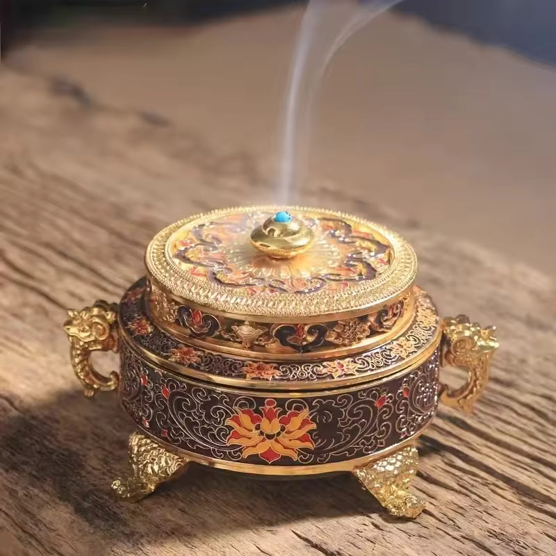 Kovelli Lotus Incense Vessel