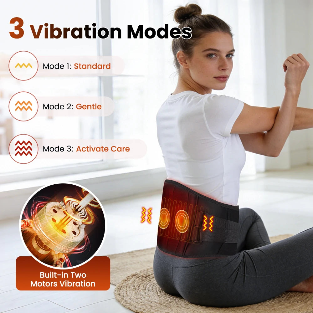 Cordless Heated Waist Belt Massager