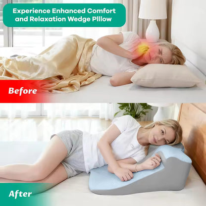 Adjustable Memory Foam Reading Wedge Pillow