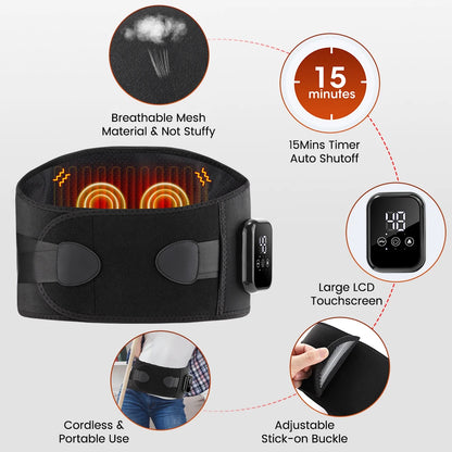 Cordless Heated Waist Belt Massager