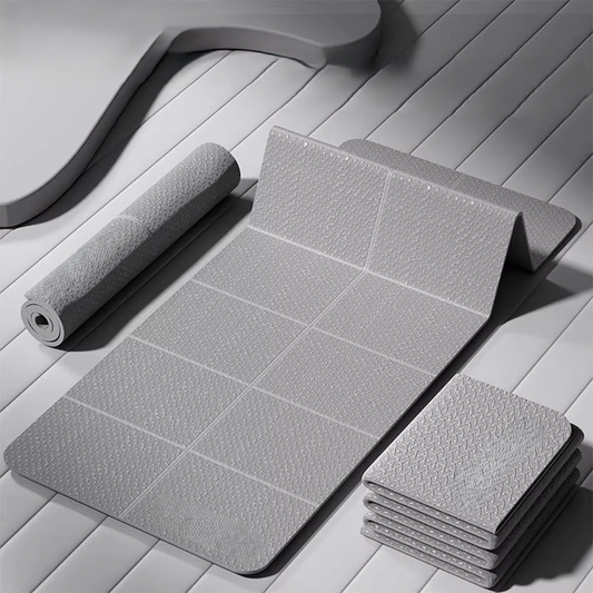 Foldable Yoga Mat for Travel and Fitness