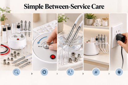 Professional 3-in-1 Diamond Microdermabrasion Facial System with Vacuum & Mist Spray
