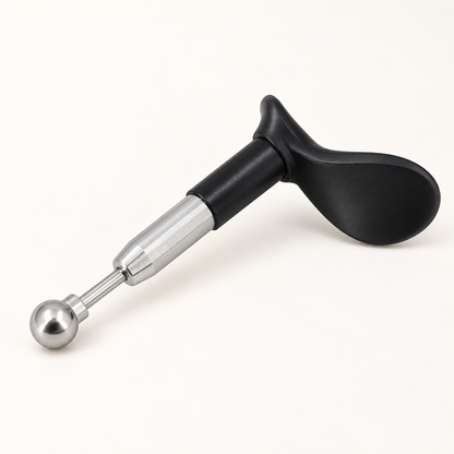 Manual Trigger Point Pressure Massager with Interchangeable Head Options